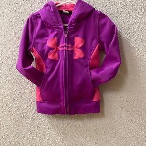 Under Armour Pink/Purple Jacket size 4